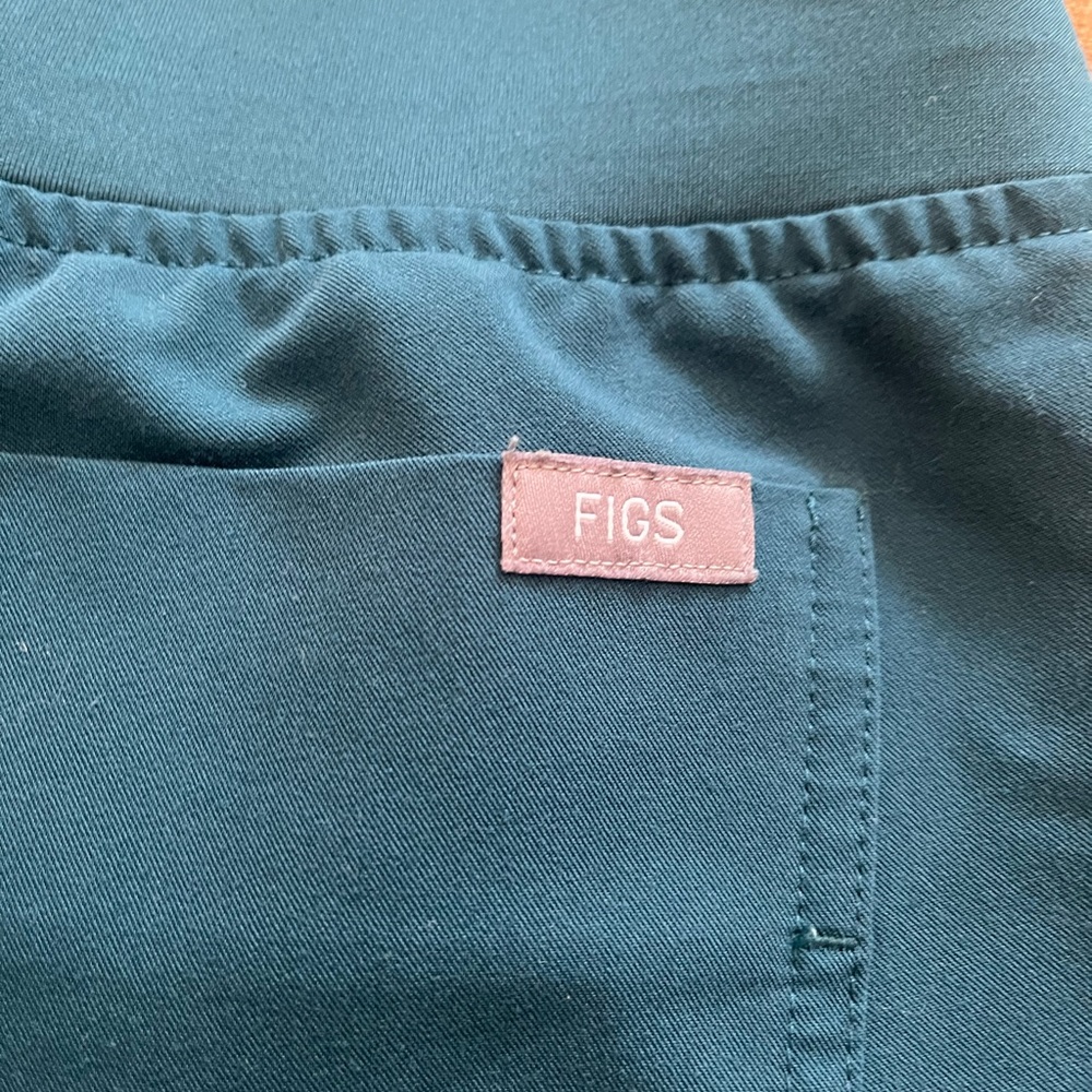 Figs Deep Teal Scrub Pants